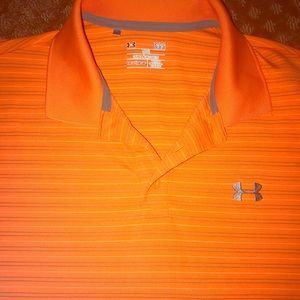 Orange UA Polo Size LG “Loose Fit”